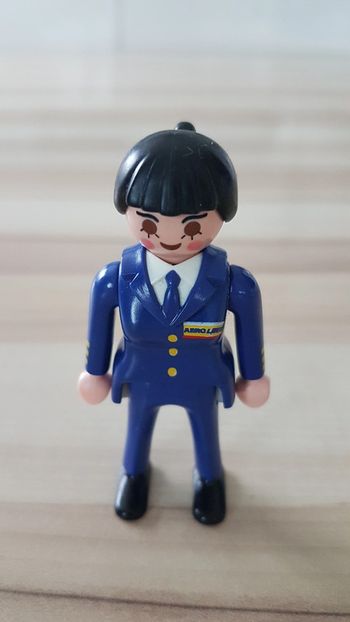 Playmobil femme commandant de bord