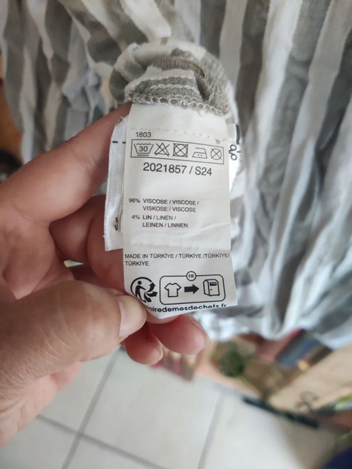 Chemise a nouer en bas T44 - photo numéro 5