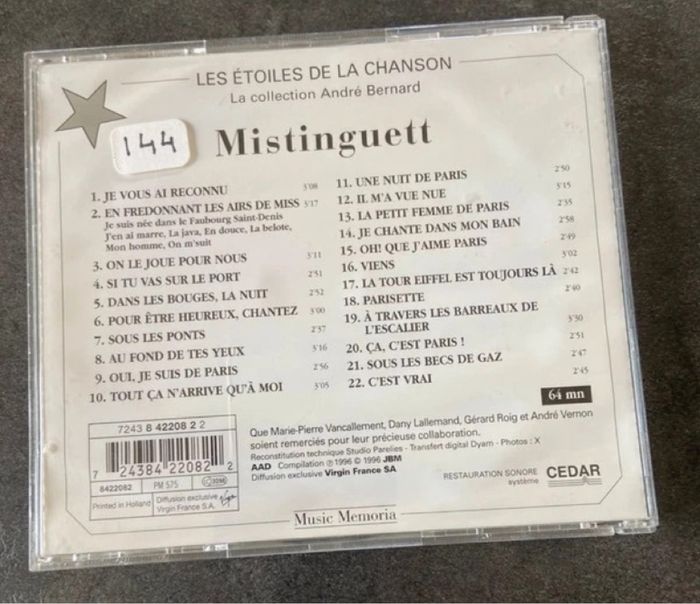 Album Les étoiles de la chanson Mistinguett - photo numéro 4