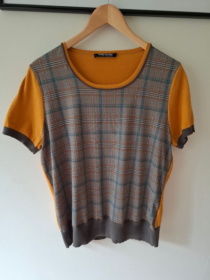 Tunique Betty Barclay t.42-44 quasi neuf, coton/viscose, dimensions disponibles - photo numéro 13