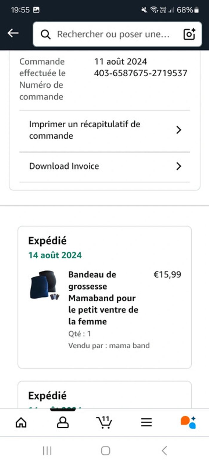 Lot bandeau de grossesse taille S neuf sans étiquettes - photo numéro 6