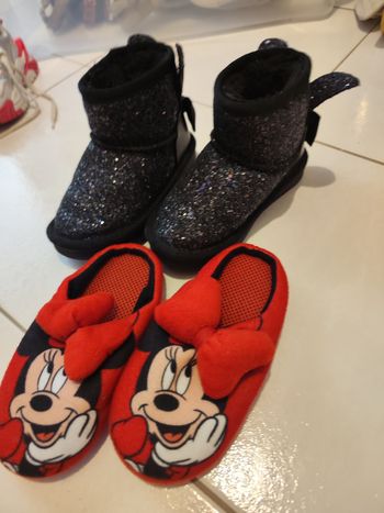 Botte et pantoufle hiver