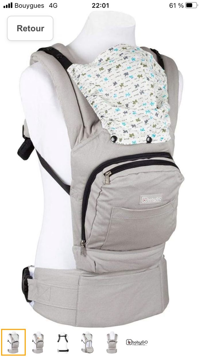 Porte bébé neuf - photo numéro 6