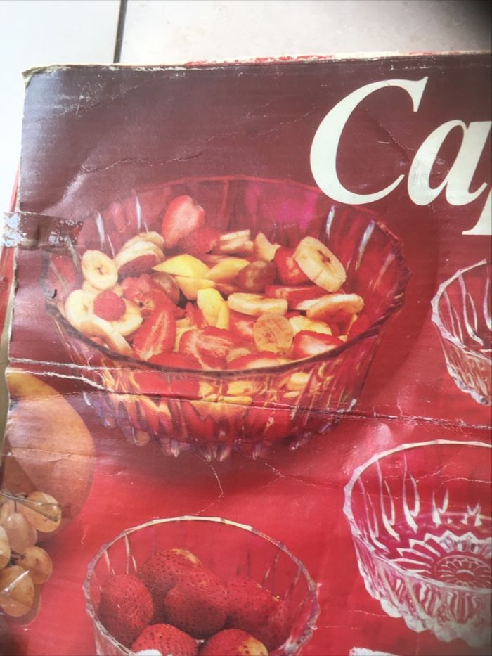 Lot de coupelles en verre