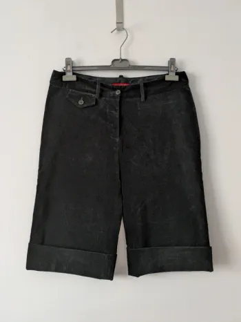 Short hiver en velours noir - Alain Manoukian - taille 42