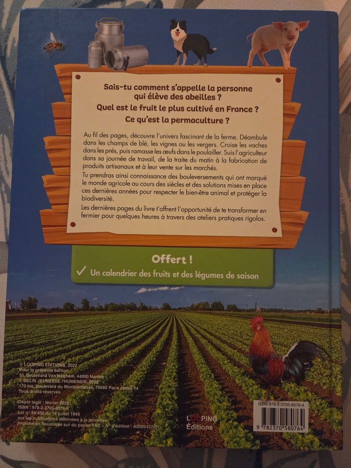 Livre je découvre la vie a la fermr - photo numéro 2