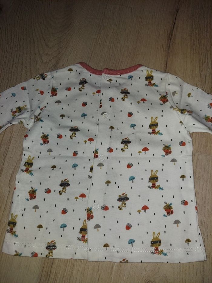 Tee-shirt ml 6 mois neuf - photo numéro 3
