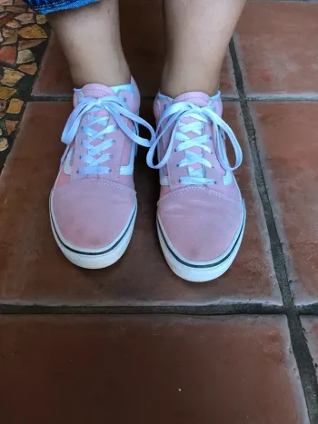 Vans rose femme