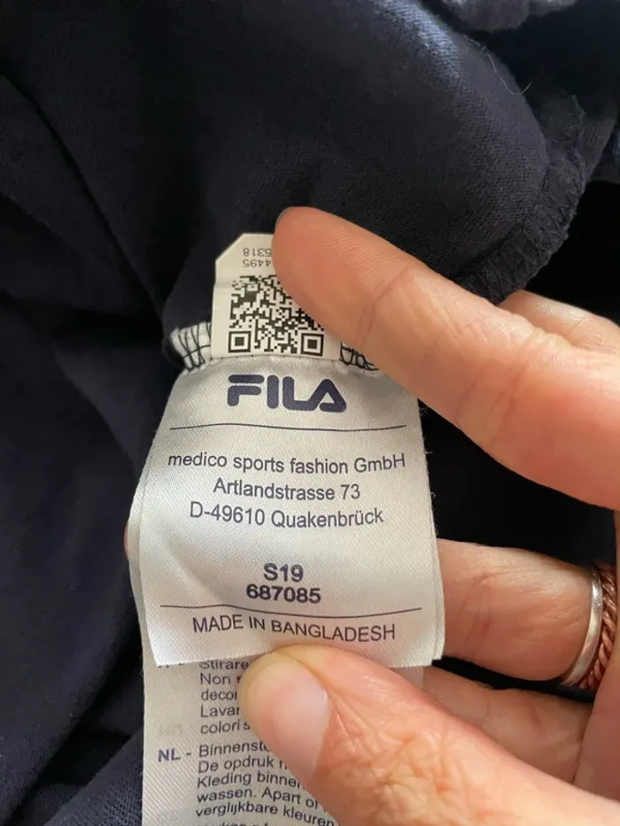 Robe Fila taille XS bleu marine blanc et rouge - photo numéro 8