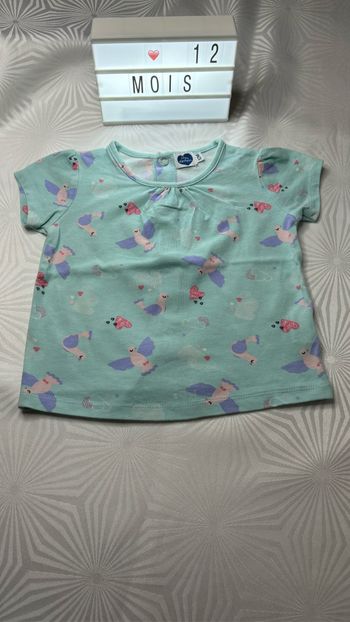 Tee-shirt manches courtes 12 mois