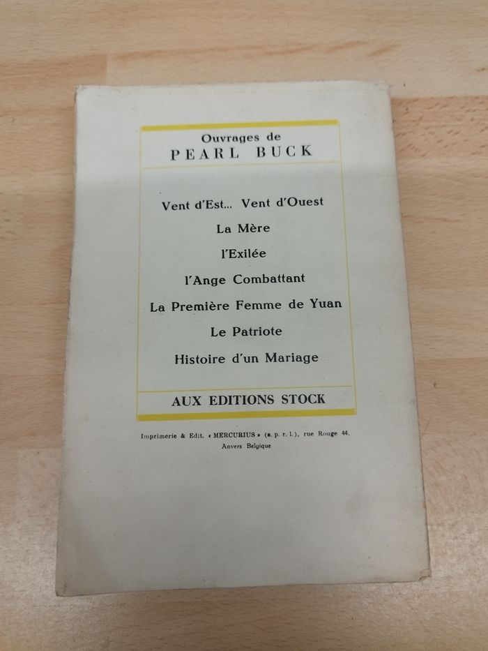 PEARL BUCK

Pavillon de Femmes

roman

Traduction de Germaine Delamain

STOCK - photo numéro 2