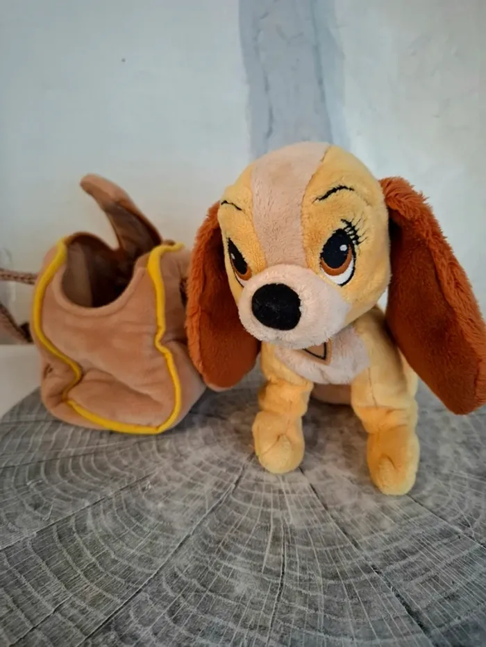 Peluche Lady dans son sac - La Belle et le Clochard - photo numéro 3