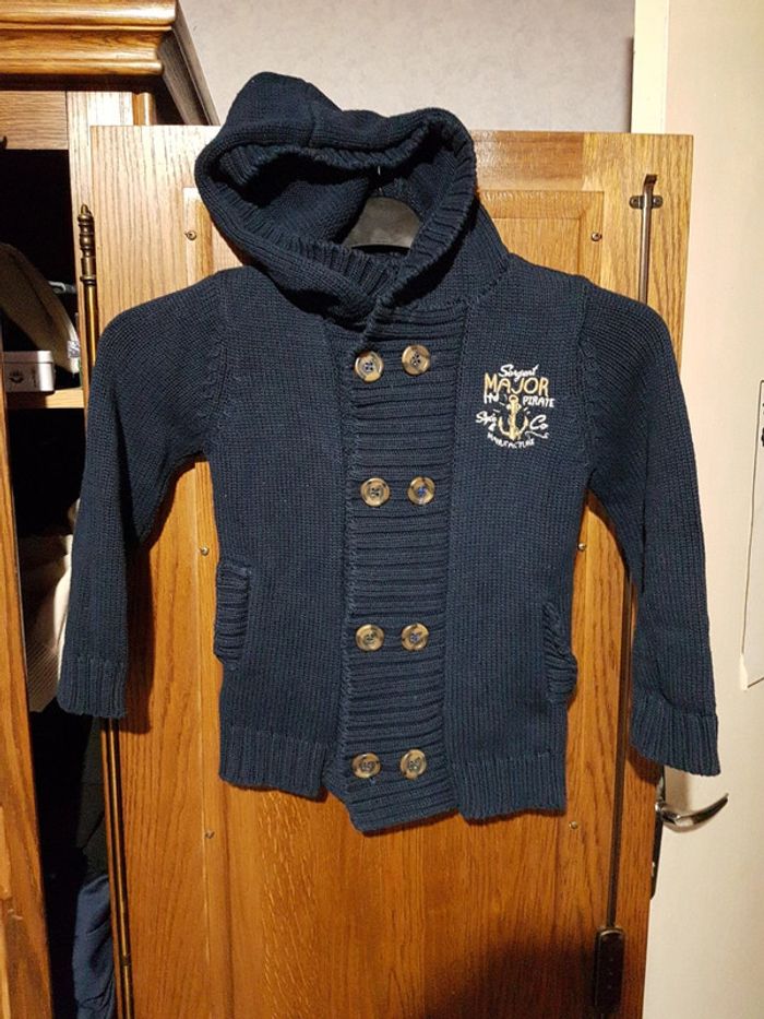 Gilet à capuche sergent major 6 ans