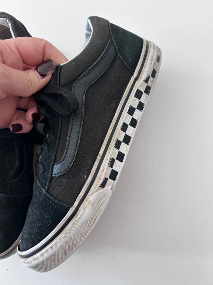 Vans Old Skool à damier – Taille 38 - photo numéro 3