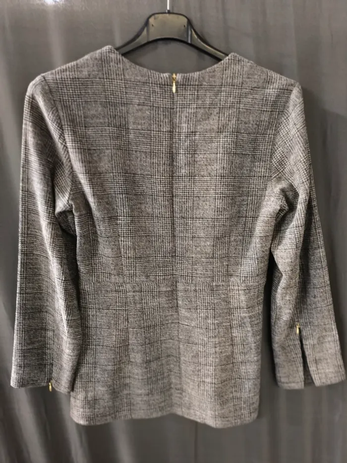 339499 robe noire blanc femme 34 H&m