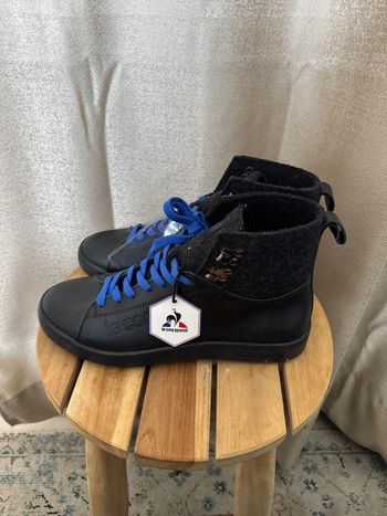 Bottines Le Coq Sportif noires neuves – Taille 38