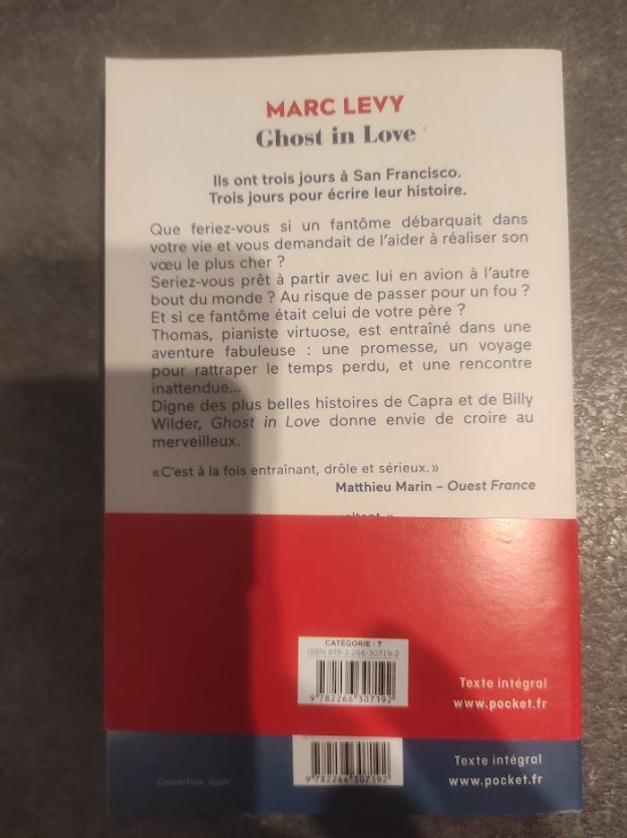 Ghost in Love Marc Lévy - Pocket 2019 - photo numéro 3