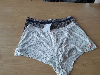 Lot 2 shorts pyjama L