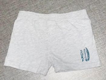 Short gris garçon 24 mois