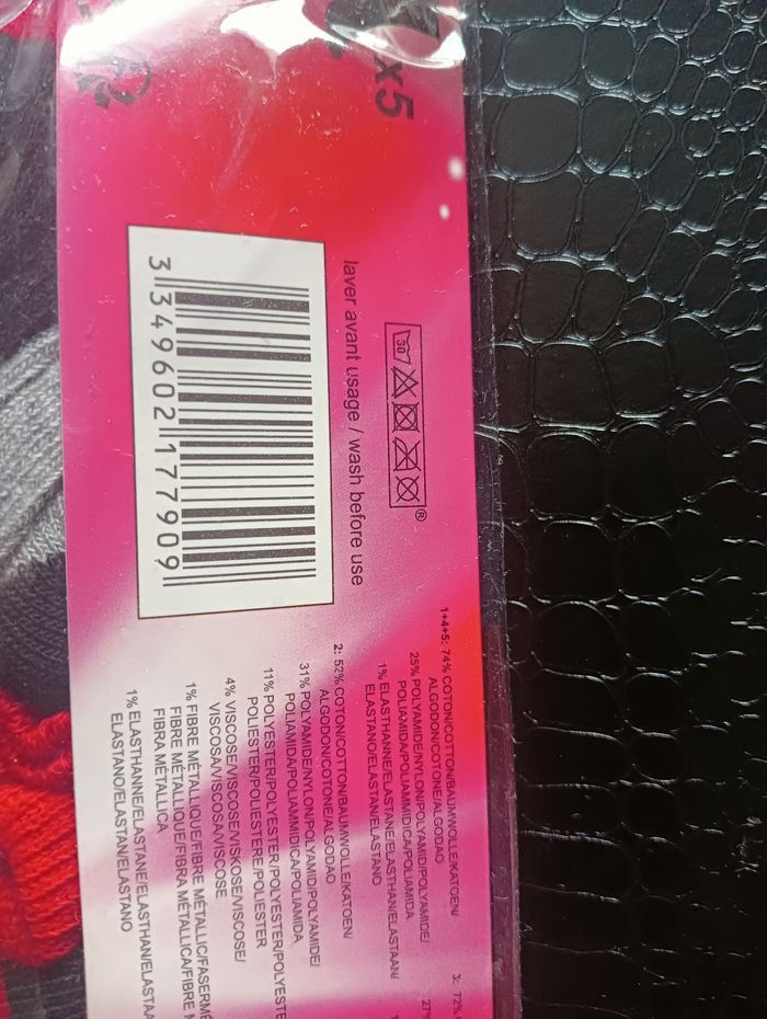 Lot de 5 paires de chaussettes MIRACULOUS taille 23 / 26 - photo numéro 4