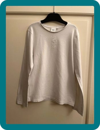 T-shirt manches longues brodé 10 ans - Hugo Boss