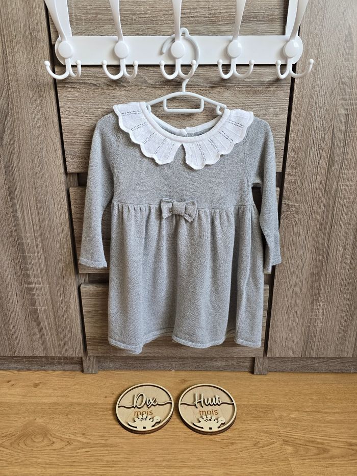 Vêtement Bébé Fille - Robe grise - Sergent Major - 18 mois 80 cm