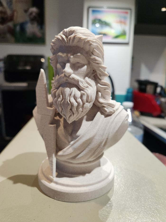 Zeus Buste 15cm Mythologie Art Décoration Collection - photo numéro 1