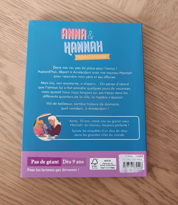 Livre "Anna et Hannah" - photo numéro 2