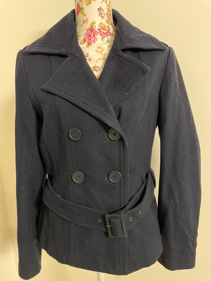 Duffle coat bleu marine