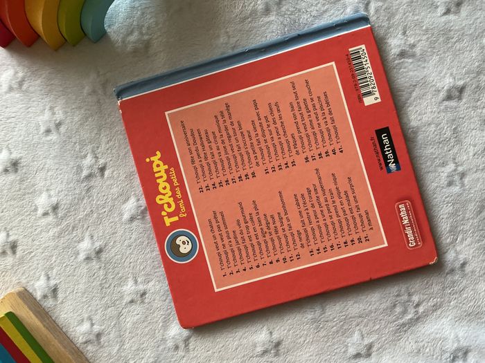 livre T'choupi ne veut pas se coucher numéro 39 éditions nathan - photo numéro 3