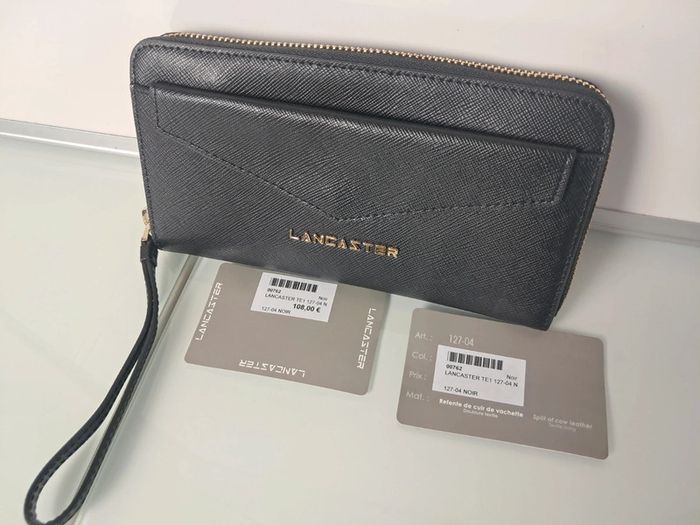 Lancaster portefeuille en cuir avec dragone noir neuf