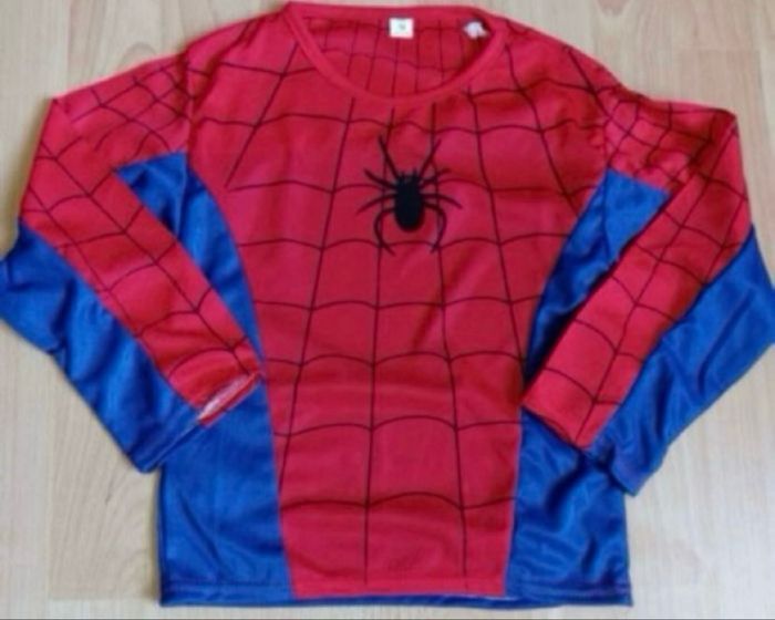 Déguisement Spiderman bleu et rouge 5-6ans - photo numéro 3