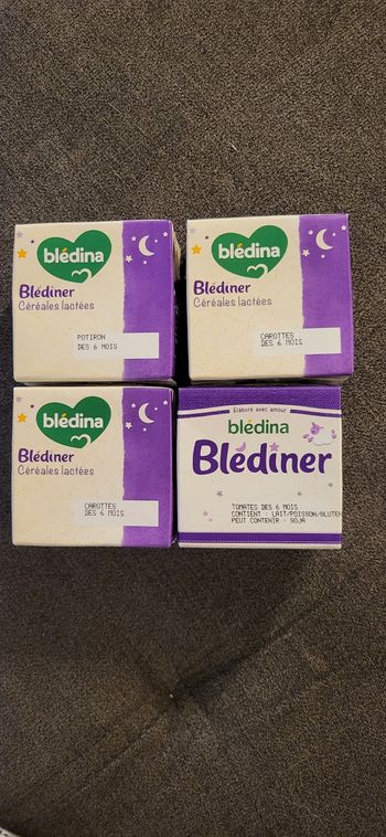 Lot de 4 soupes Blediner