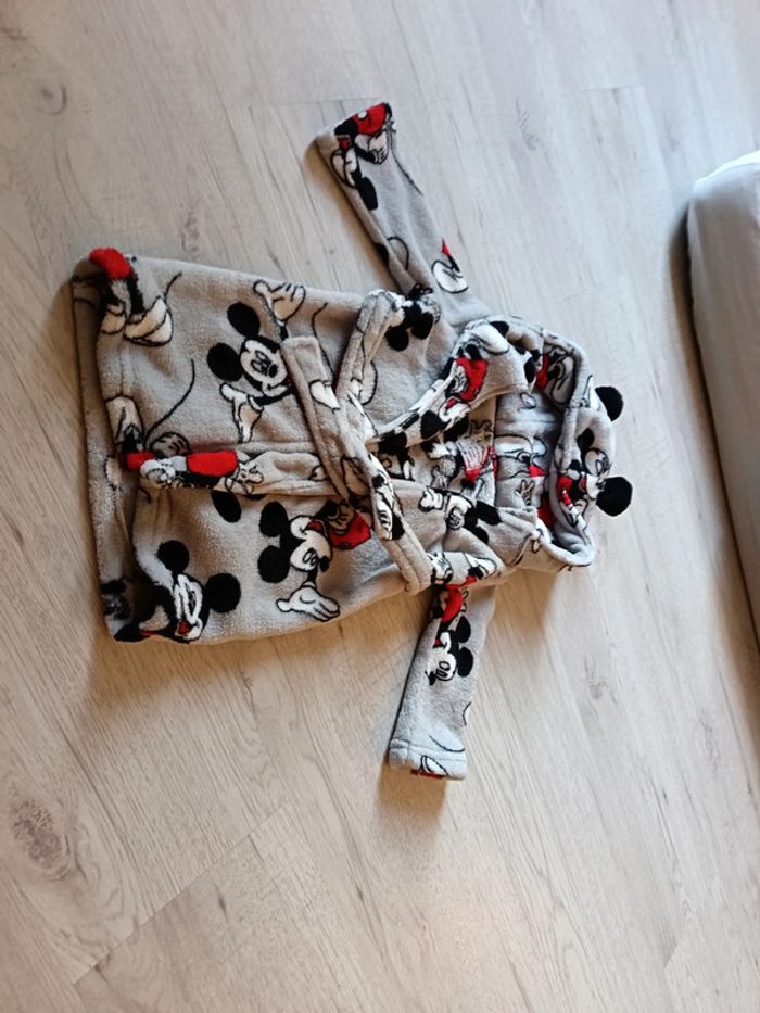 Peignoir robe de chambre bébé Mickey 9 12 mois Primark - photo numéro 4