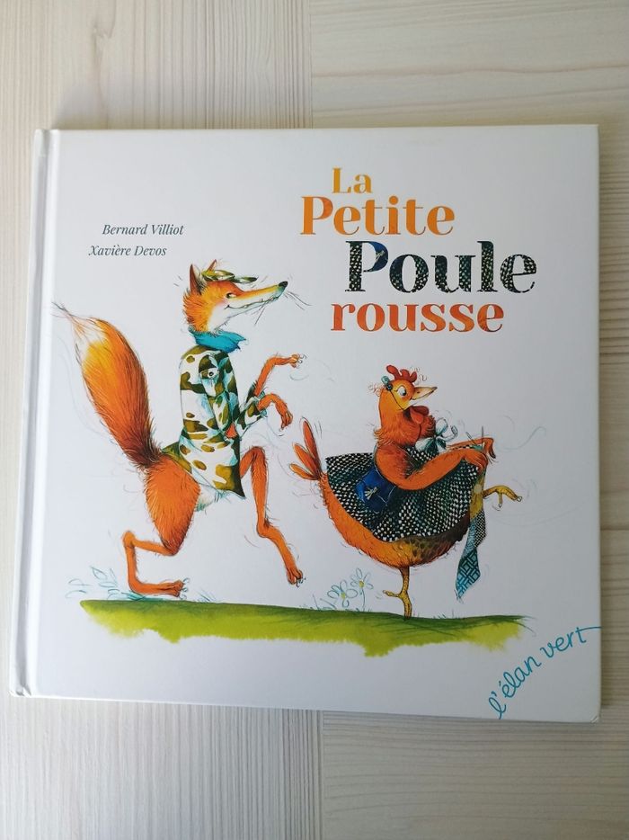 Album jeunesse la petite poule rousse