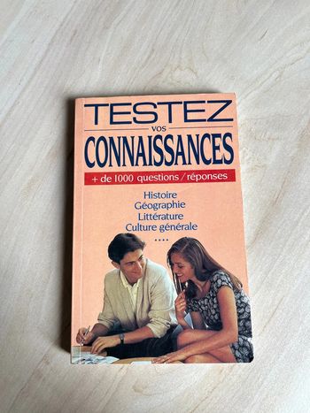 Livre testez vos connaissances
