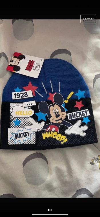 Bonnet mickey 3/4ans