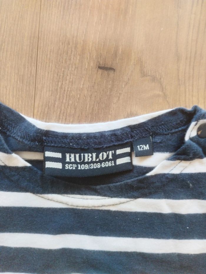 Lot de 2 t-shirts bébé 12 mois - photo numéro 3