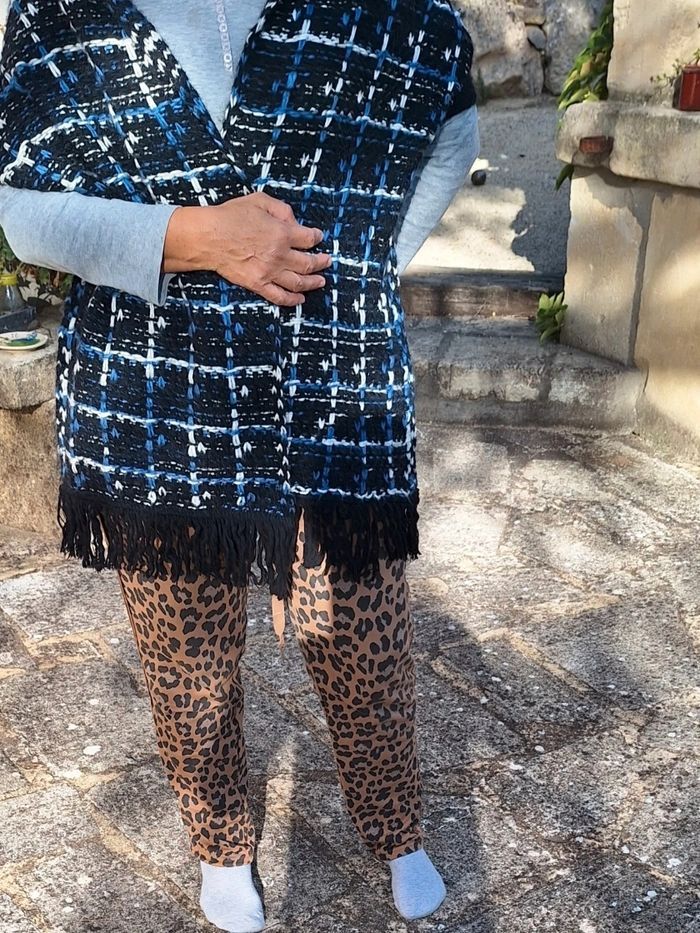 Veste /cape lainage vintage - photo numéro 10