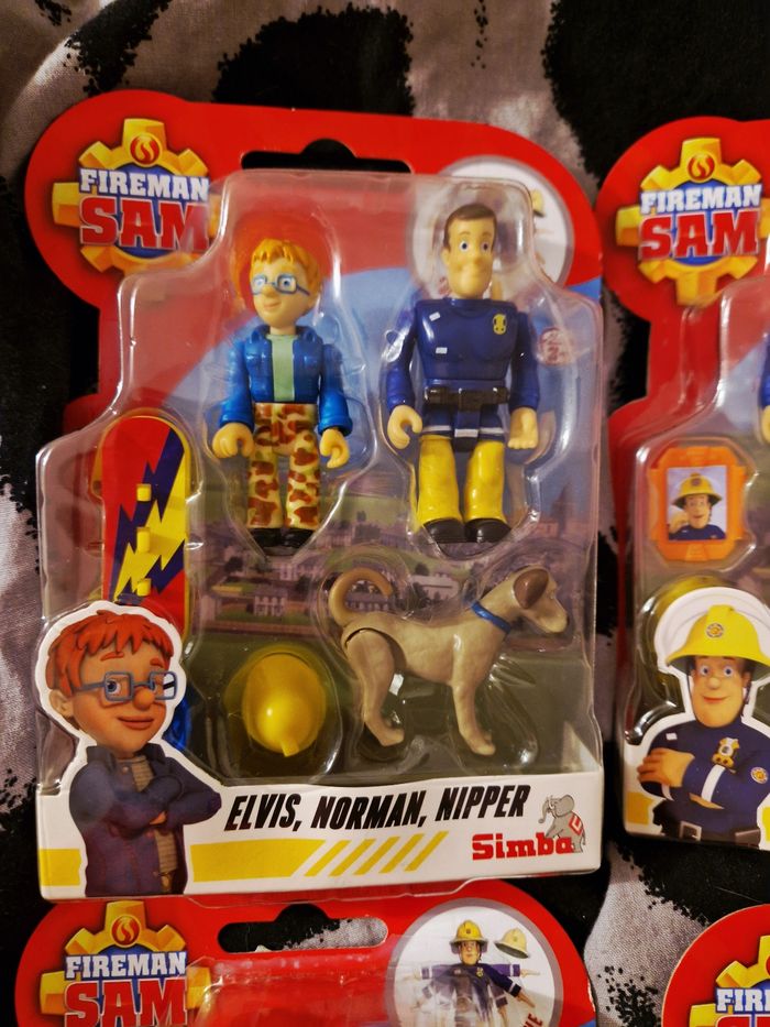 Sam le pompier lot de 4 packs de figurines - photo numéro 2