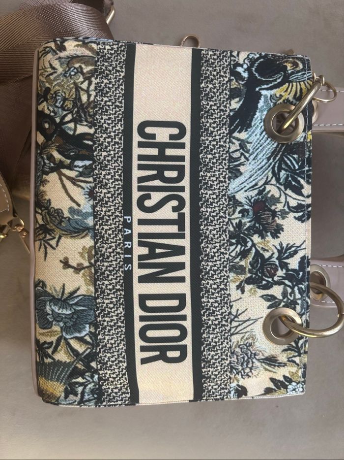 Sac à main beige et noir – taille moyenne, chic et polyvalent - photo numéro 3