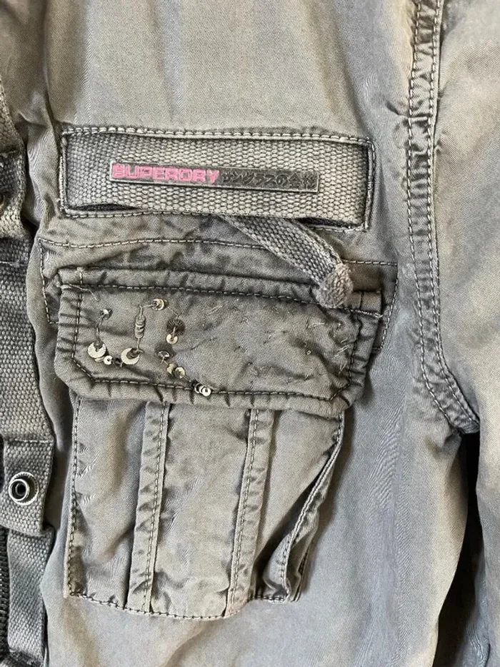 Saharienne Superdry à strass TM - photo numéro 6