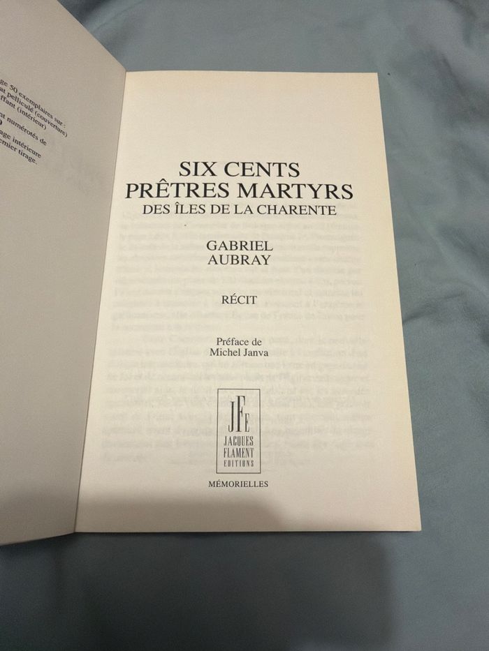 Six Cents prêtres Martyrs dans îles de la Charente récit - photo numéro 4