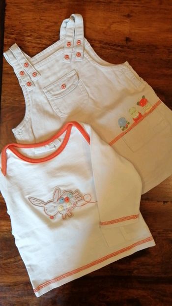 Ensemble robe velours et t-shirt