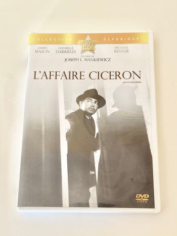 DVD “L’affaire Ciceron” avec James Mason (1952)