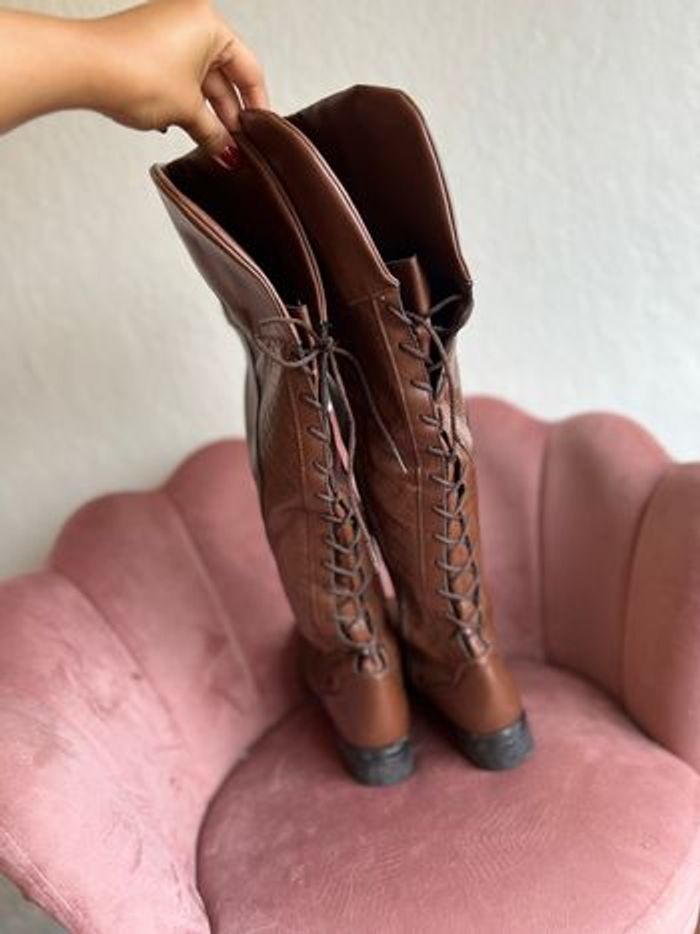👉 Bottes hautes marron Membur Taille 41 – Style équestre chic 🤎 - photo numéro 9