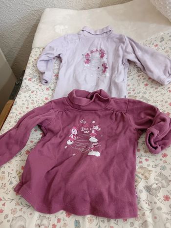 Lot de 2 Tshirt 6 mois