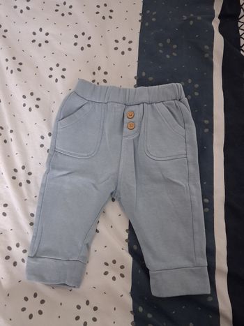 Pantalon bleu ciel 12 mois