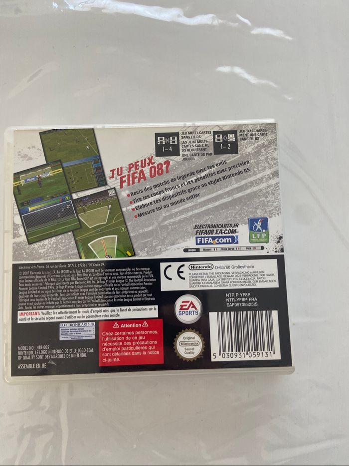 Nintendo ds fifa 08 - photo numéro 2