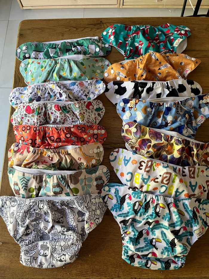 Lot de 15 couches lavables - photo numéro 2